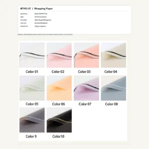 tfw-sku-myhc-57 MYHC-57 - Matte BOPP Film Flower Wrapping Paper