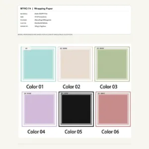 tfw-sku-myhc-74 MYHC-74 - Matte BOPP Film Flower Wrapping Paper