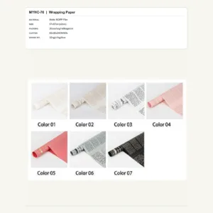 tfw-sku-myhc-76 MYHC-76 - Matte BOPP Film Flower Wrapping Paper