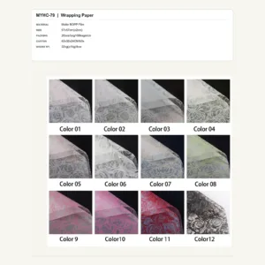 tfw-sku-myhc-79 MYHC-79 - Matte BOPP Film Flower Wrapping Paper