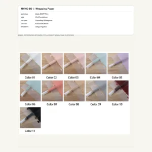 tfw-sku-myhc-80 MYHC-80 - Matte BOPP Film Flower Wrapping Paper