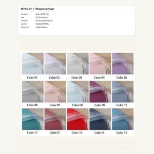 tfw-sku-myhc-81 MYHC-81 - Matte BOPP Film Flower Wrapping Paper