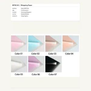 tfw-sku-myhc-83 MYHC-83 - Matte BOPP Film Flower Wrapping Paper