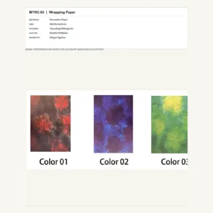 MYHC-92 - Decorative Paper Flower Wrapping Paper