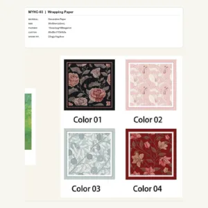 MYHC-93 - Decorative Paper Flower Wrapping Paper