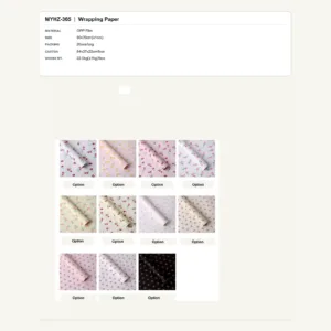tfw-sku-myhz-365 MYHZ-365 - OPP Film Flower Wrapping Paper