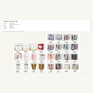 STD-006 - Decorative Paper Flower Sleeve / Bag